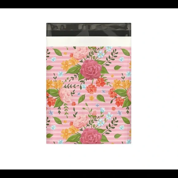 25 10X13 Rose Poly Mailers Flat Shipping Envelopes - Picture 7 of 7